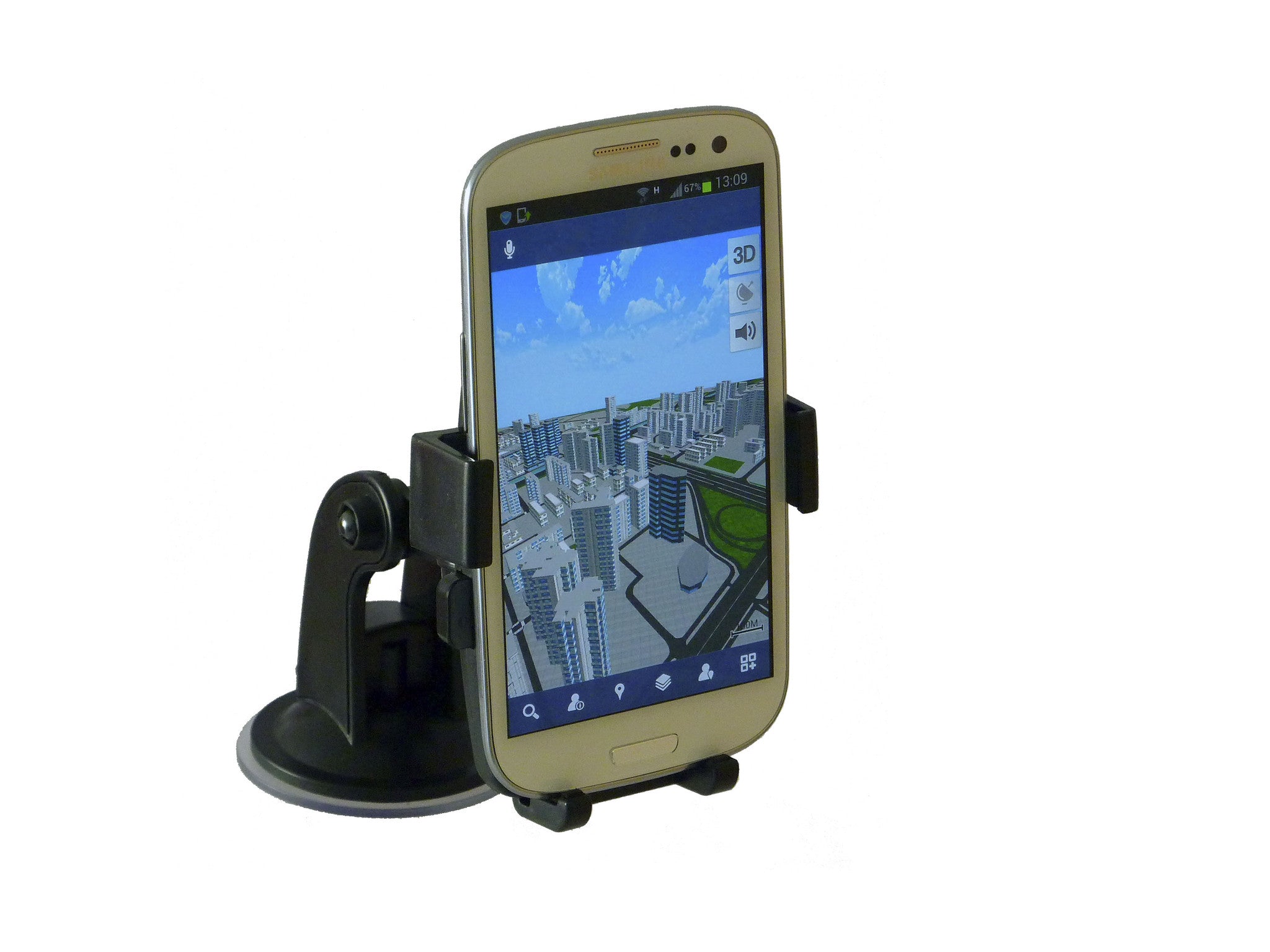 "Dock N Launch" NFC Car Mount with SparkMarks NFC