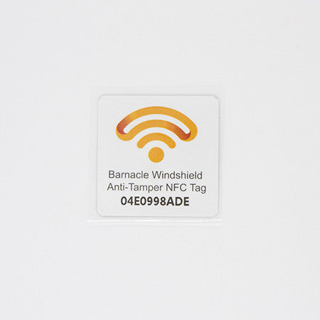 NFC Windshield Barnacle Anti-Tamper Tag - NTAG213 - Square - 35mm