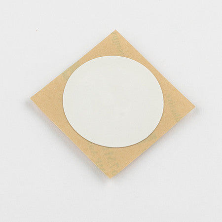 NTAG213 - 30mm Plain white PET sticker