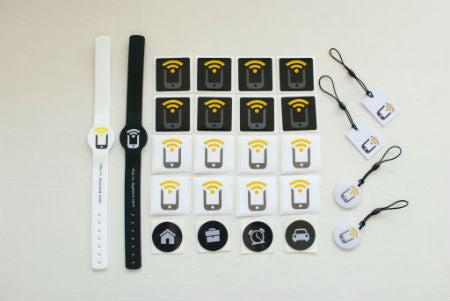 Tagstand NFC Variety Pack (20 NFC stickers + Wristbands + Hang Tags) - Tagstand NFC Variety Pack - Tagstand NFC Variety Pack