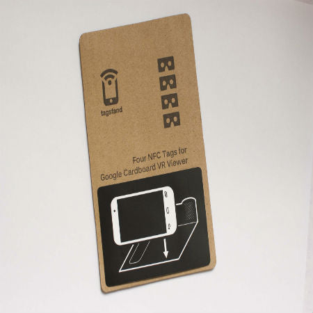 Google Cardboard VR Viewer NFC Tags 4-Pack