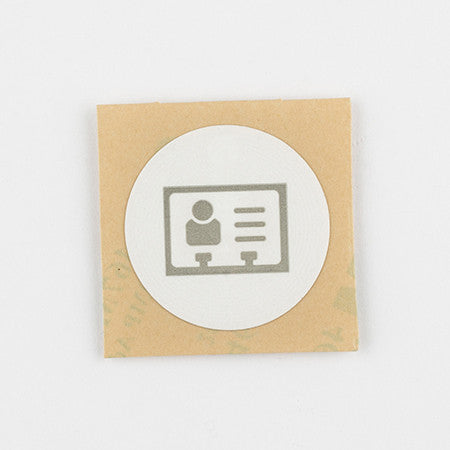 NFC Business Card Sticker with vCard Icon and NTAG216