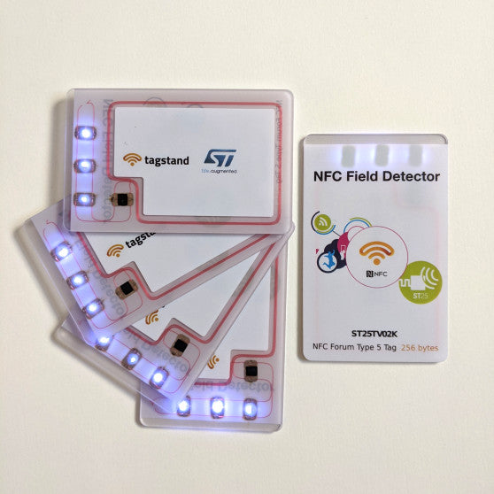 NFC Field Detector Card with ST25TV02K Chip