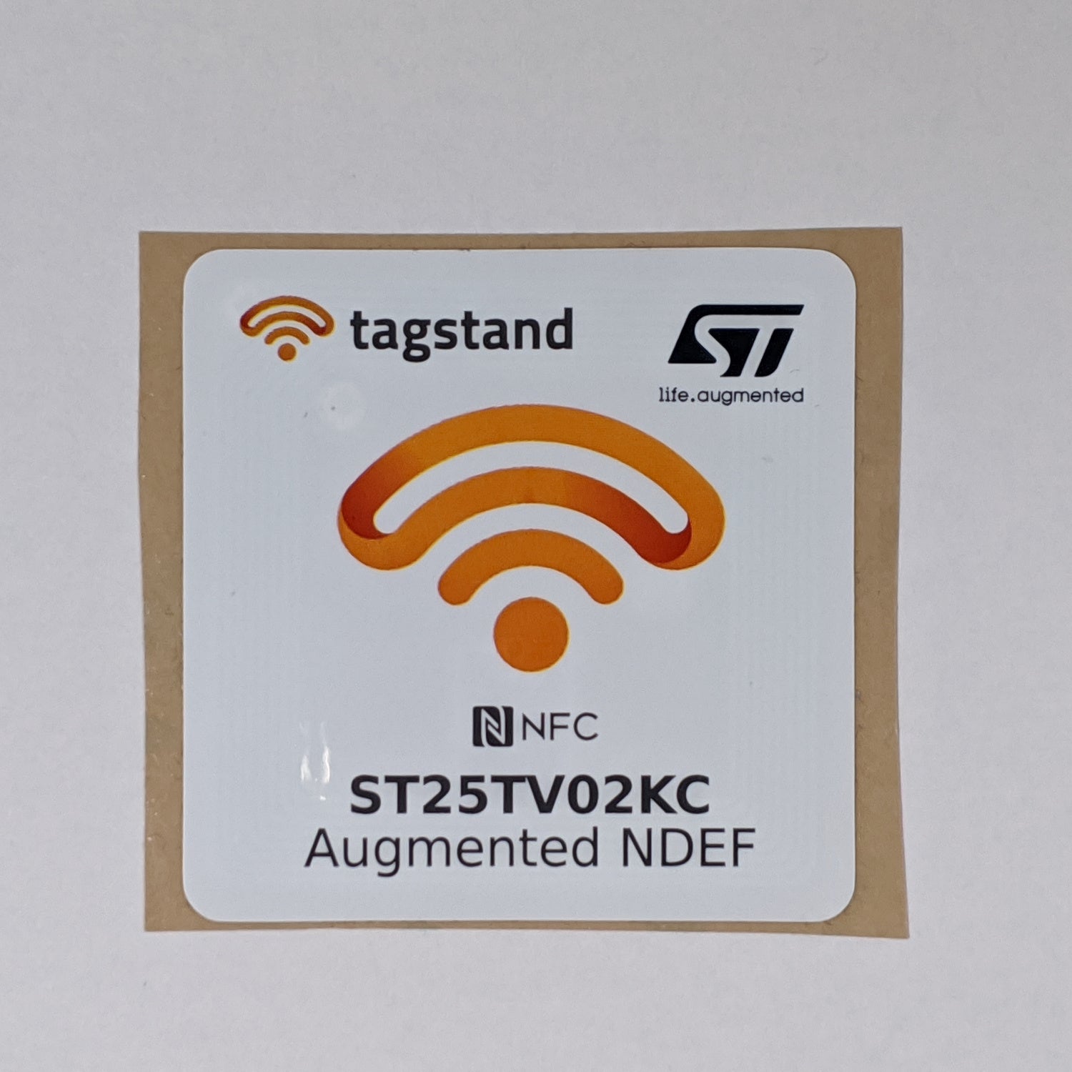 ST25TV02KC - Augmented ANDEF NFC Sticker- 50x50mm
