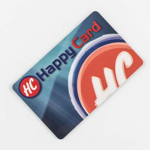 NFC loyalty card with full-color printing