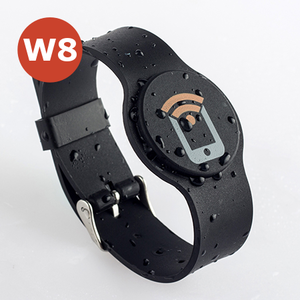 Silicone Watch-Style Wristband.
Waterproof NFC wristband with adjustable band. Add custom silkscreen artwork.
